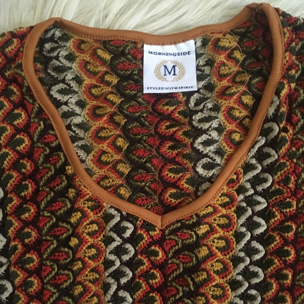 Vintage Multicolor Medium Acrylic Top New